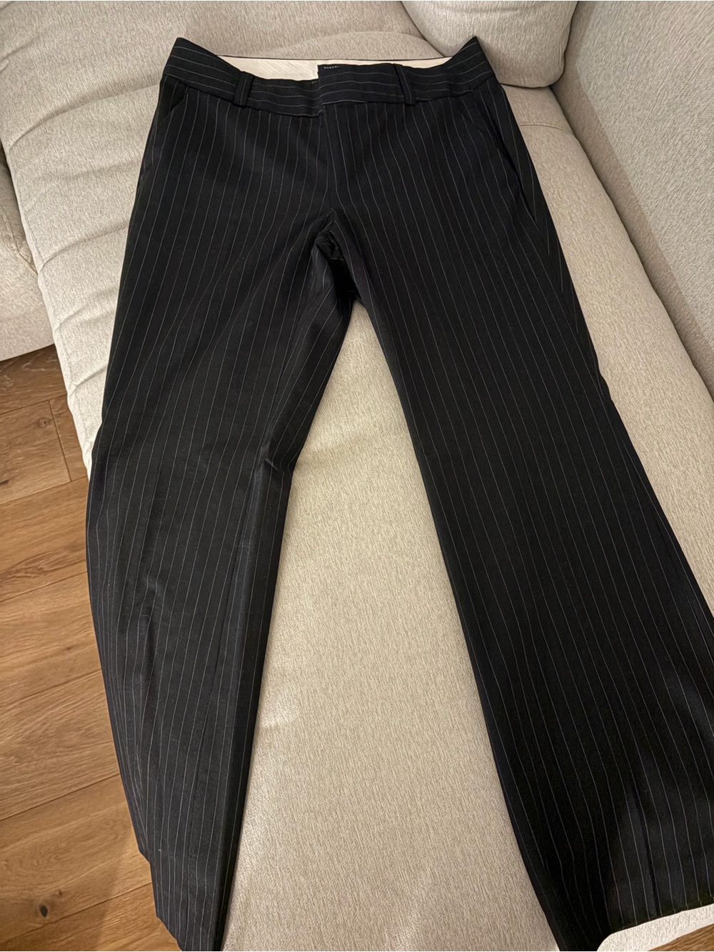 Women’s Black Pinstripe Dress Pants